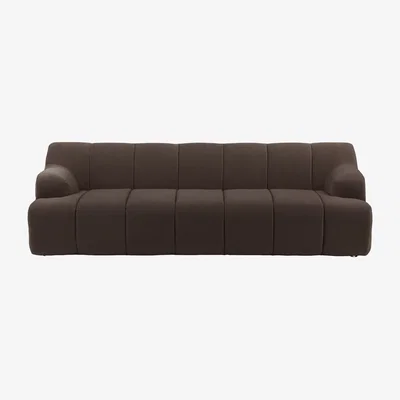 Perch and Parrow Mallow 3 Seater Sofa in Olive