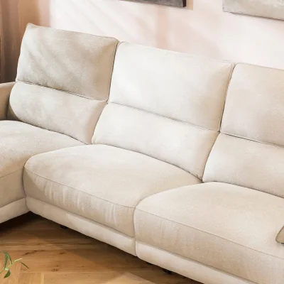 Quatropi Merlin Armless Middle Sofa Section Cream 80x90cm