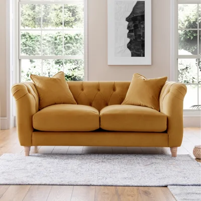The Range The Kingston Medium Sofa  - Ochre