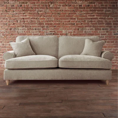 The Range The Amelia 3 Seater Sofa - Putty
