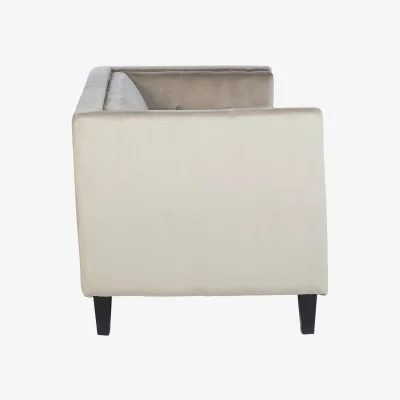 The Range Felisa 3 Seat Mink Velvet Sofa - Brown
