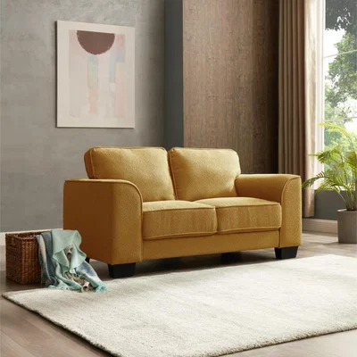 The Range Galen 2 or 3-Seater Sofa Range - Mustard Boucle / 2