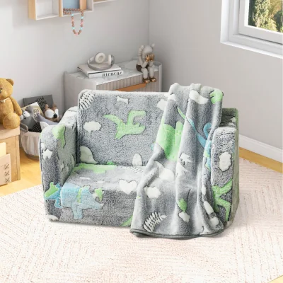The Range 2-in-1 Folding Toddler Sofa Lounger - Green
