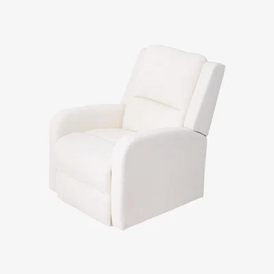 The Range Single Sofa Reclining Chair with Massage - White Beige