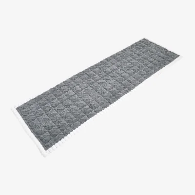 The Range Soft Plush Sofa Cover - Grey and White