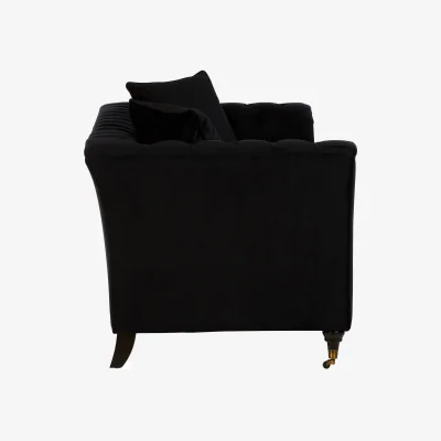 The Range Sabrina 2 Seat Onyx Sofa - Black