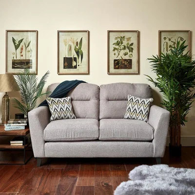 The Range Cassidy 2 Seater Fabric Sofa - Grey