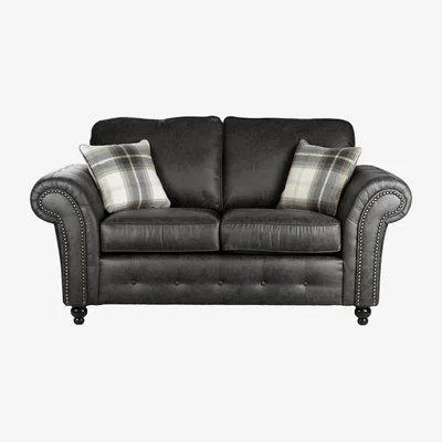 The Range Ceadar Lounge 2 Seater Sofa - Black