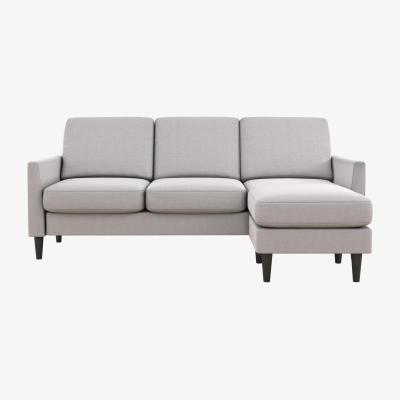 The Range Winston Linen Reversible Sectional Sofa - Grey