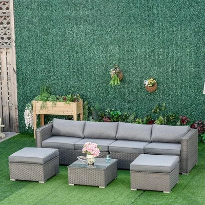 The Range 5 Piece Sofa set - Grey