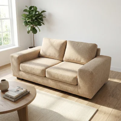 The Range Boston 3 Seater Sofa Basket Weave - Orange