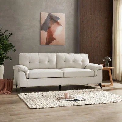 The Range Dylan Sofa Range - Cream Linen / 3