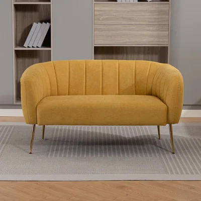 The Range Stanton 2 Seat Sofa - Yellow