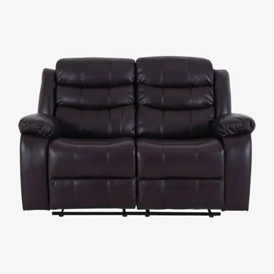 The Range Roma Leather Recliner Sofas - Brown / 2 / Recliner Sofa / Bonded Leather
