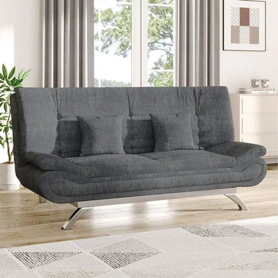 The Range Dual-Purpose Linen Sofa that Converts to Bed - Grey