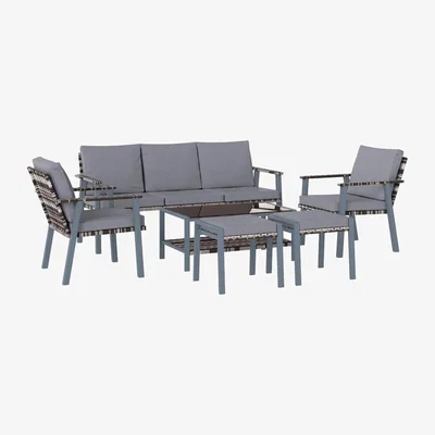 The Range Murano7 Seater Sofa Set  - Grey