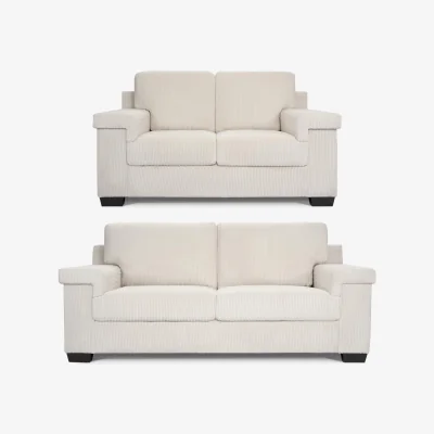 The Range Enzo Jumbo Corduroy Sofa - Cream / 5
