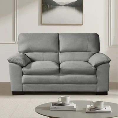 The Range Ramona soft fabric 2 seat sofa - Grey