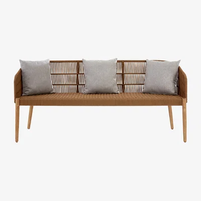 The Range Opus 3 Seater Woven Rope Sofa - Natural