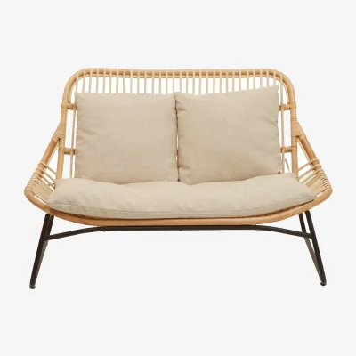 The Range Manado Relax Natural Rattan Sofa - Natural