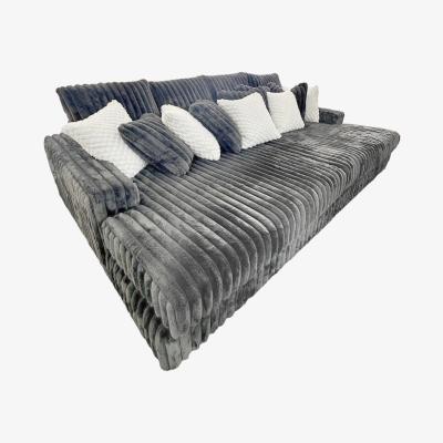 The Range Savanna Cord Cinema Sofa  - Grey / 4