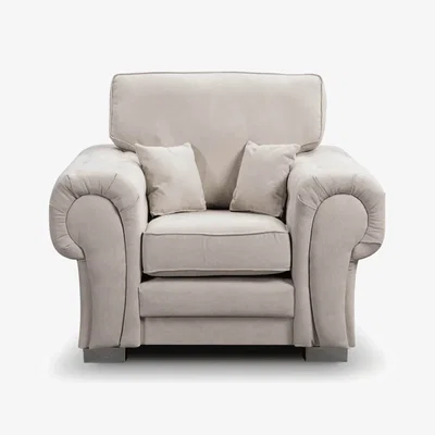 The Range NEW Verona Sofa Suite 1 Full Back - Biege