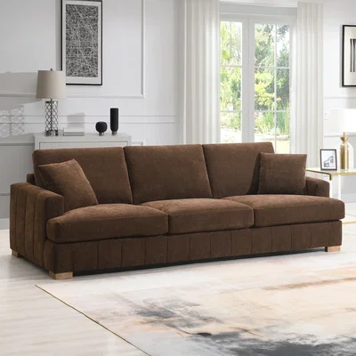 The Range Arden Sofa - Brown / 3 Seater