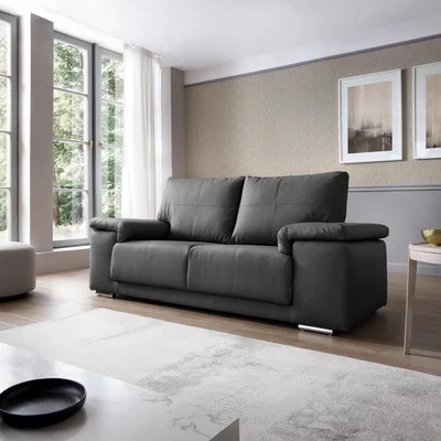 The Range Texas 2 Seater Sofa - Black