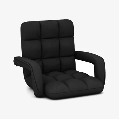 The Range 6-Position Adjustable Lazy Sofa Chair - Black