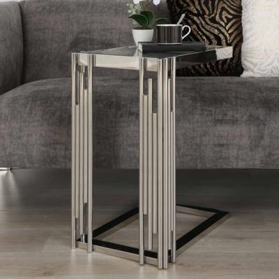 The Range Cohen Chrome Sofa Table - Chrome