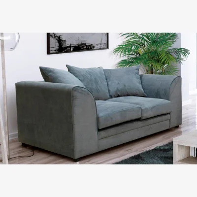 The Range Kaspo 3 and 2 Fabric Sofa Set - Grey / 155cm