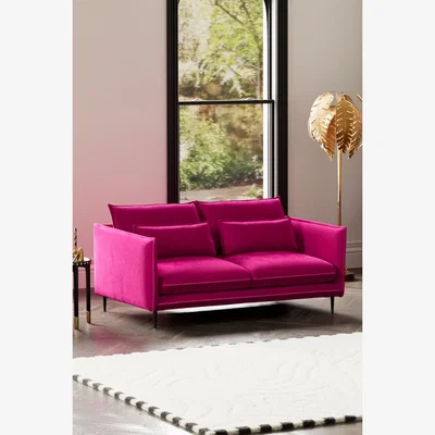 Rockett St George The Lola 3 Seater Sofa in Harry's Pink Velvet