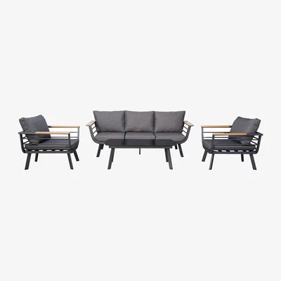 The Range Saltram Sofa Set - Grey