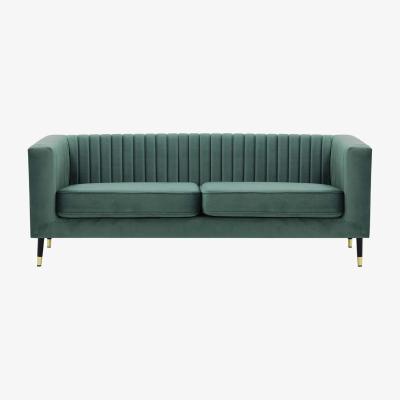 The Range Slender 3 Seater Sofa - blue - Velluto 12