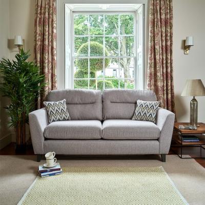 The Range Cassidy 3 Seater Fabric Sofa - Grey