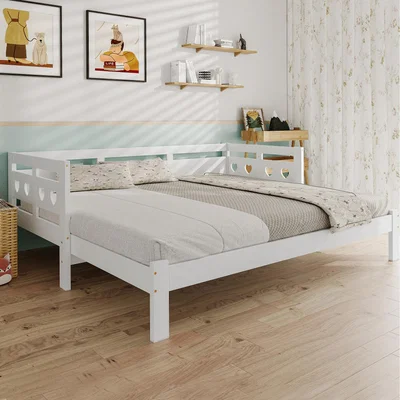 The Range Daybed Cabin Bed Wooden 3FT Single Sofa Guest Bed Sofa Bed - White