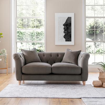 The Range The Annabelle Medium Sofa - Mushroom