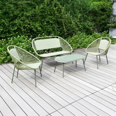 The Range Cleo Sofa Set - Green