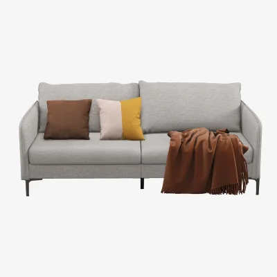 The Range Upholstered Sofa Couch - Grey