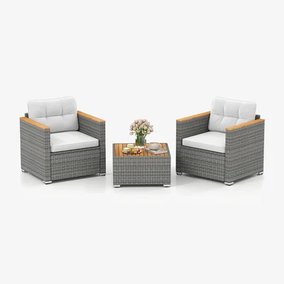 The Range Patio Sofa Set - White