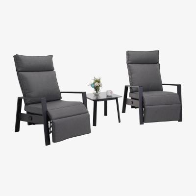 The Range Marseille Pump Single Sofa Set - Grey