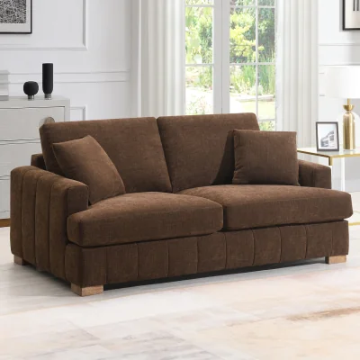The Range Arden Sofa - Brown / 2 Seater