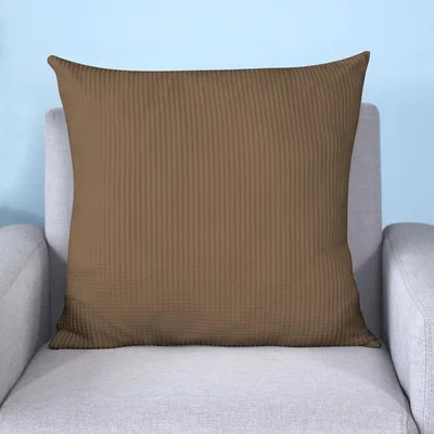 The Range Velvet Cushion Sofa Pillow Covers - Regular Brown