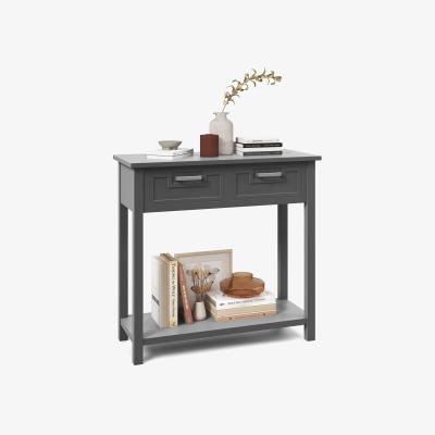 The Range Narrow Sofa Table Hall Desk - Grey