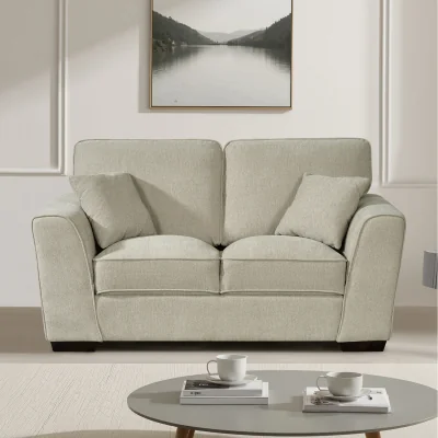 The Range Roslyn soft fabric 2 seat sofa - Beige