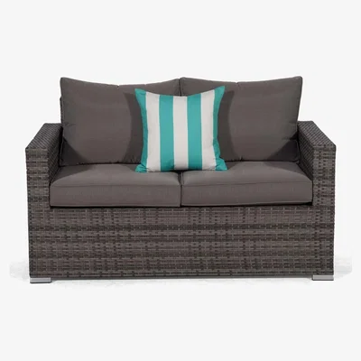 The Range Giardino Sydney Rattan 3 Seater Sofa - Brown