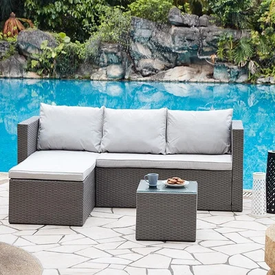 The Range Juno 5PC Sofa Set Cover - Grey