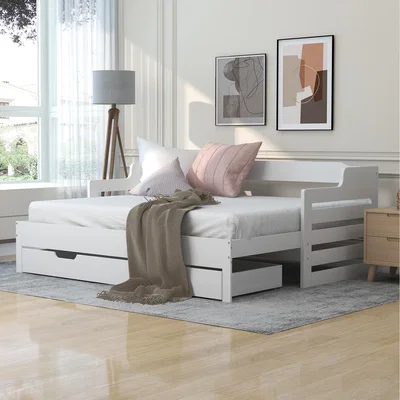 The Range Single Guest Sofa Bed - White