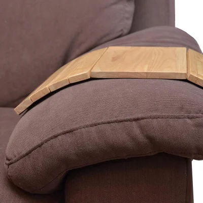 The Range Apollo Flexible Sofa Tray Table - Natural Wood