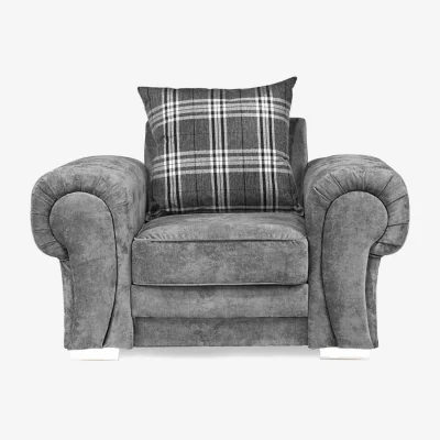 The Range NEW Verona Sofa Suite 1 Seater Scatter Back - Grey